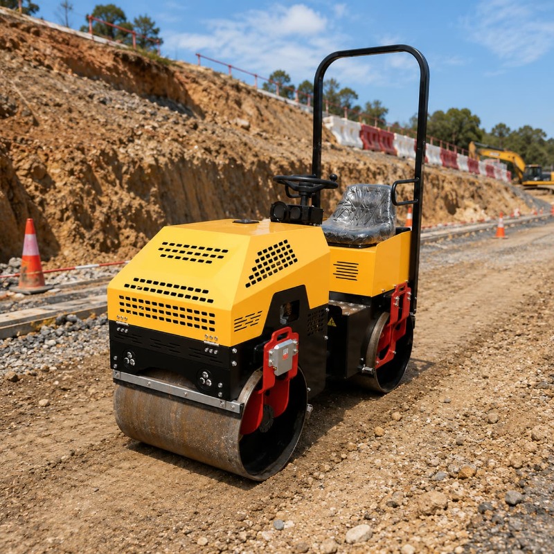 Rolo Compactador Vibratório de - Heavy Equipment For Construction avaliação e preço
