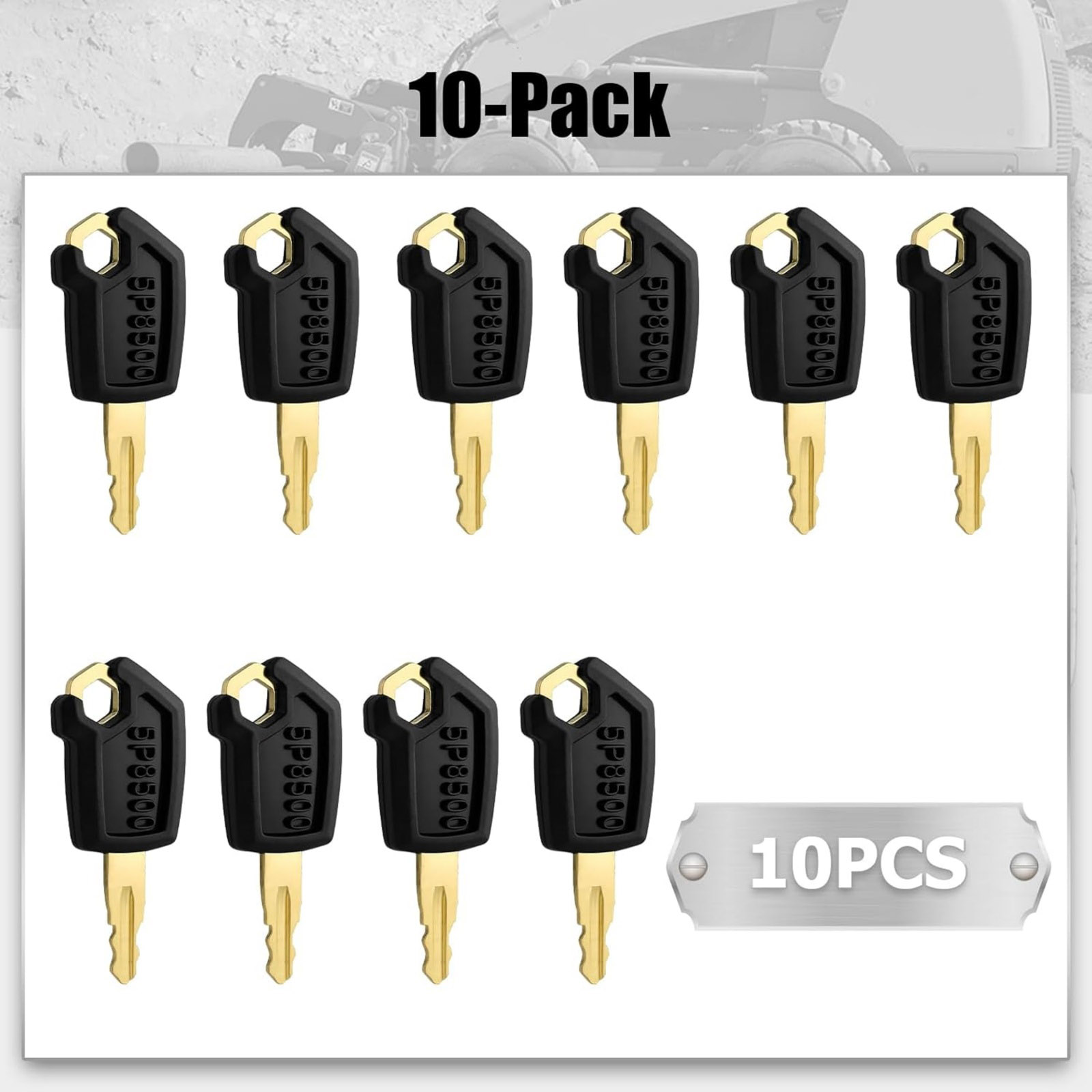 10 Peças Chave de Ignição 5P85 - Heavy Equipment Cat avaliação e preço