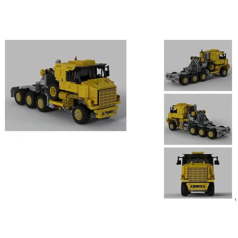 MOC-34802 Caminhão Amarelo M10 - Heavy Equipment Yellow avaliação e preço